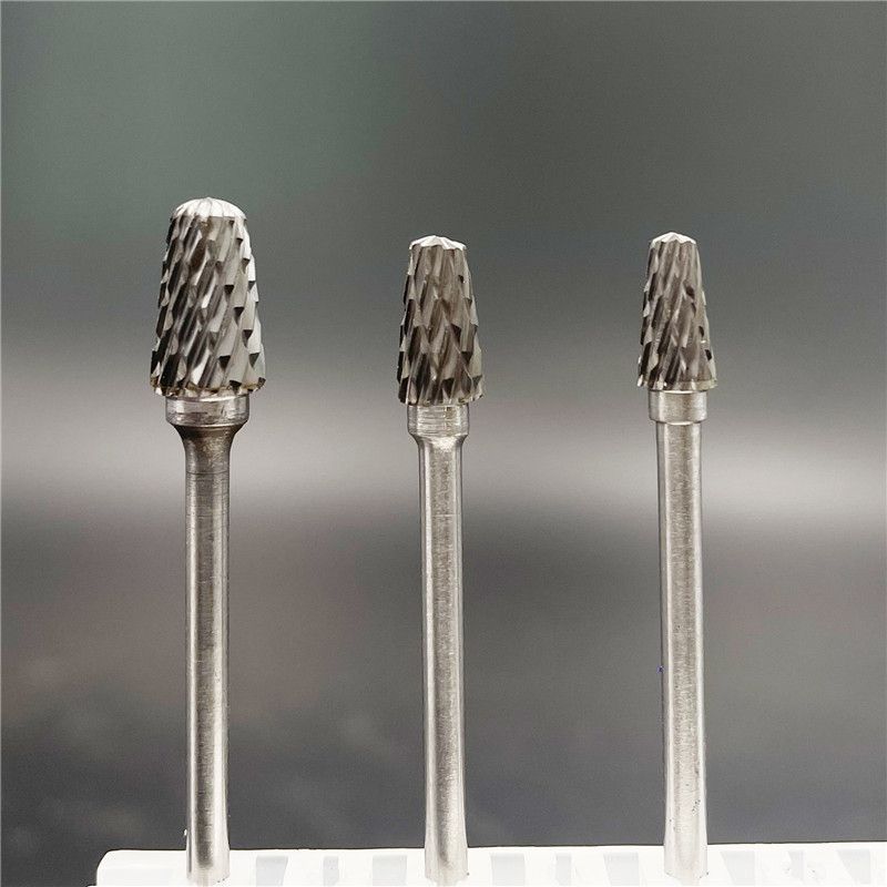 硬質(zhì)合金旋銼鎢鋼銑刀雕刻金屬打磨頭合金銑刀鎢鋼磨頭2.35mm柄徑